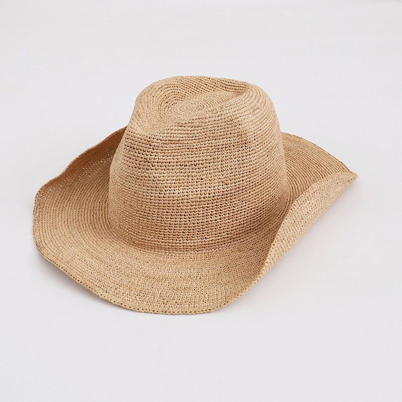 Bucket Hat Straw - Natural Raffia Straw Hat For Women