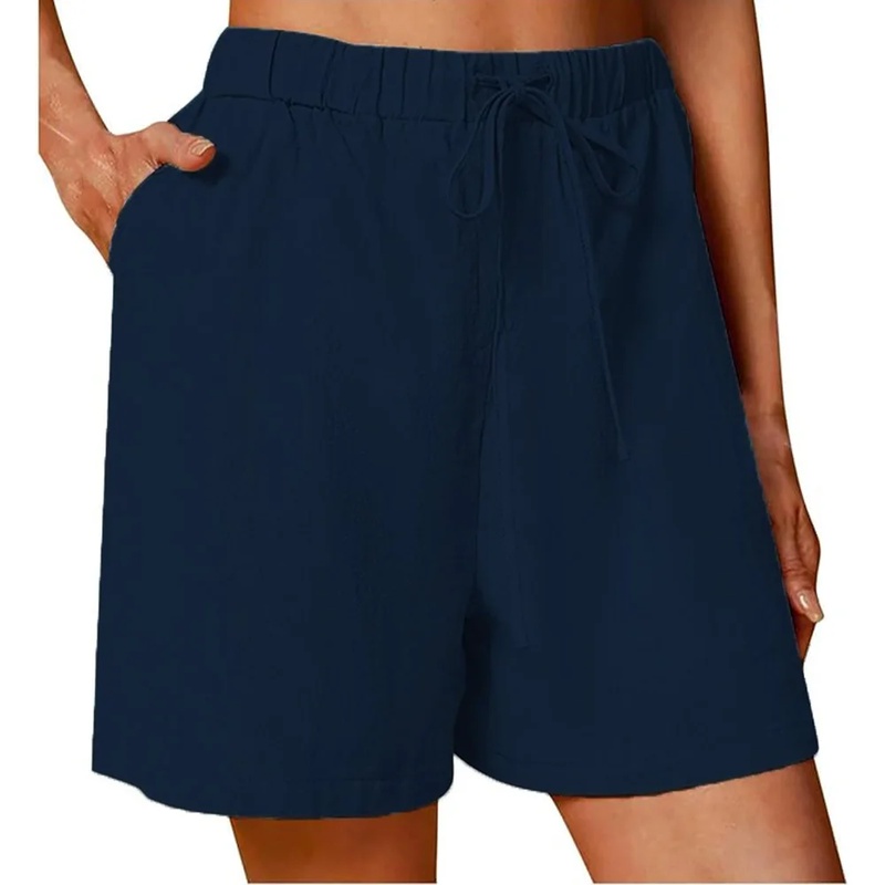 2026Women's Summer Casual Shor - Short Linen Drawstring recension och pris