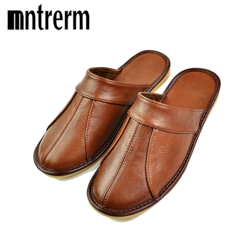 Mntrerm Spring Slip On Men Sli - Flip Flop Leather Men recension och pris