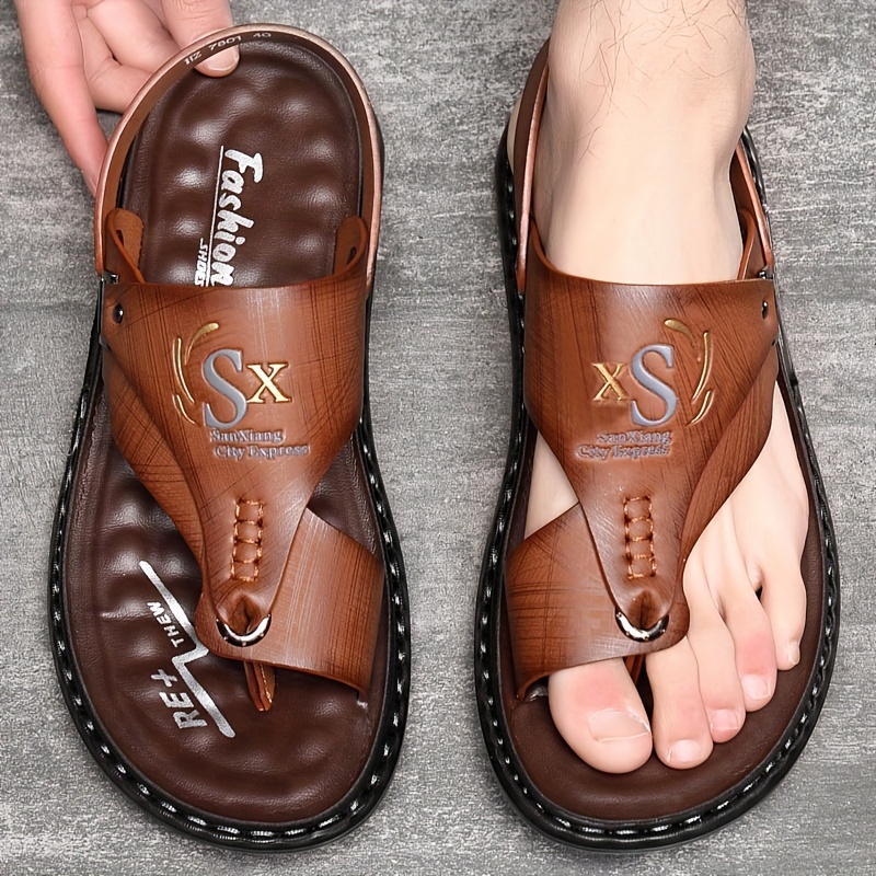 Men's Leather Flip Flops Sanda - Flip Flop Leather Men recension och pris