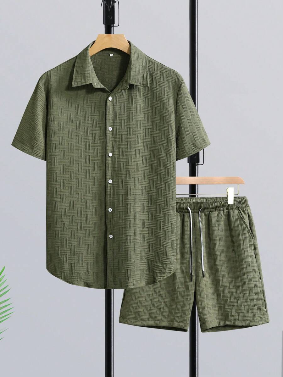 Manfinity RSRT Men's Mature Va - Short Linen Drawstring recension och pris