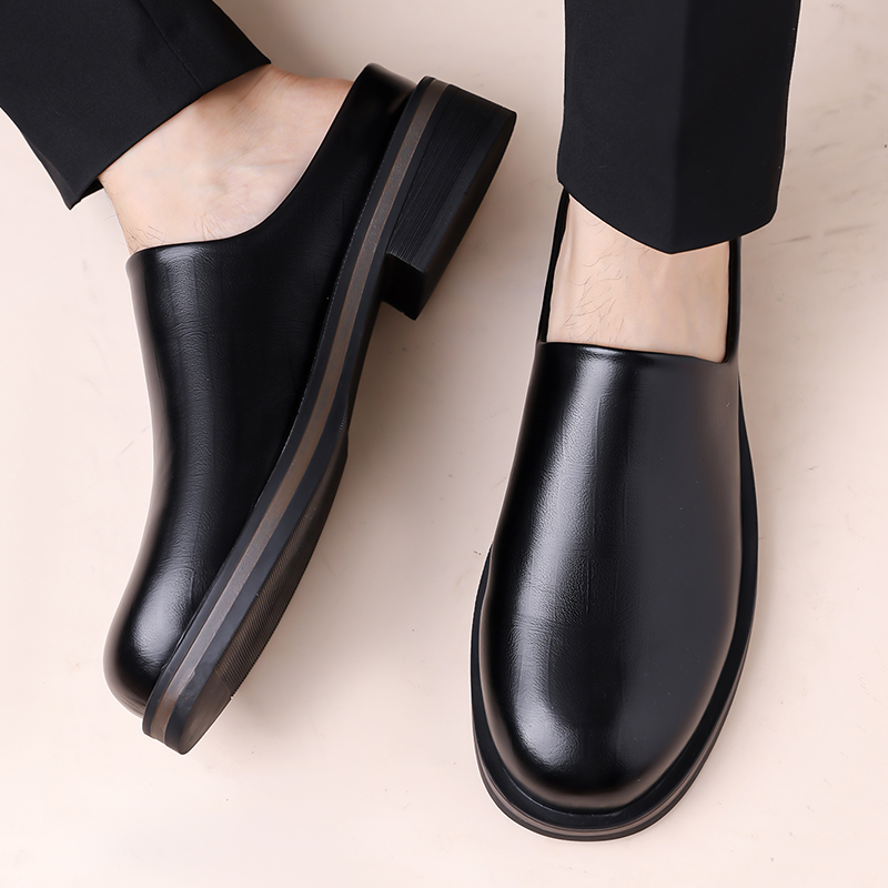 Men Slip-On Half Slippers, Thi - Flip Flop Leather Men recension och pris