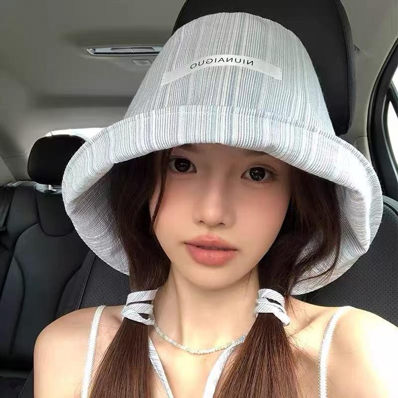 Bucket Hat Women Summer Stripe - Bucket Hat Straw recension och pris