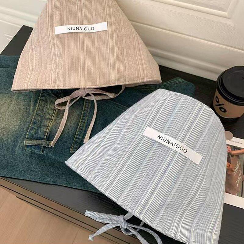 Bucket Hat Women Summer Stripe - Bucket Hat Straw recension och pris