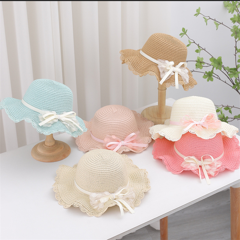 Kid Baby 2 Pieces Set Straw Ha - Bucket Hat Straw recension och pris