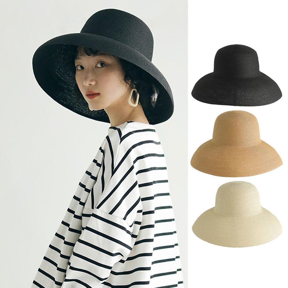 French Hepburn Style Wide Brim - Bucket Hat Straw recension och pris